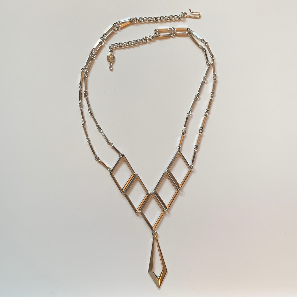 Sarah Coventry Goddess Necklace 1977 Silver-Tone